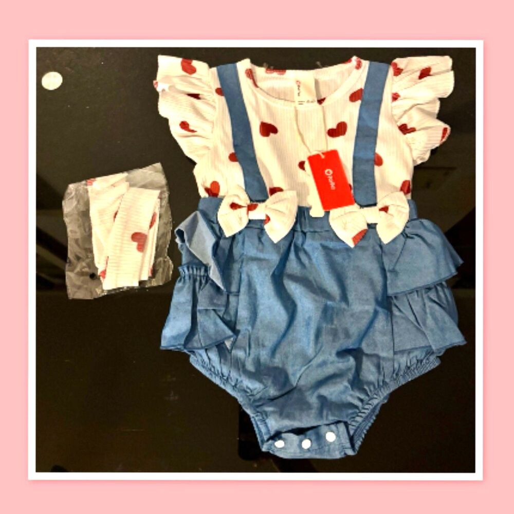 PatPat Baby Girl Outfit ~ Size 12-18 Mo. ~ New